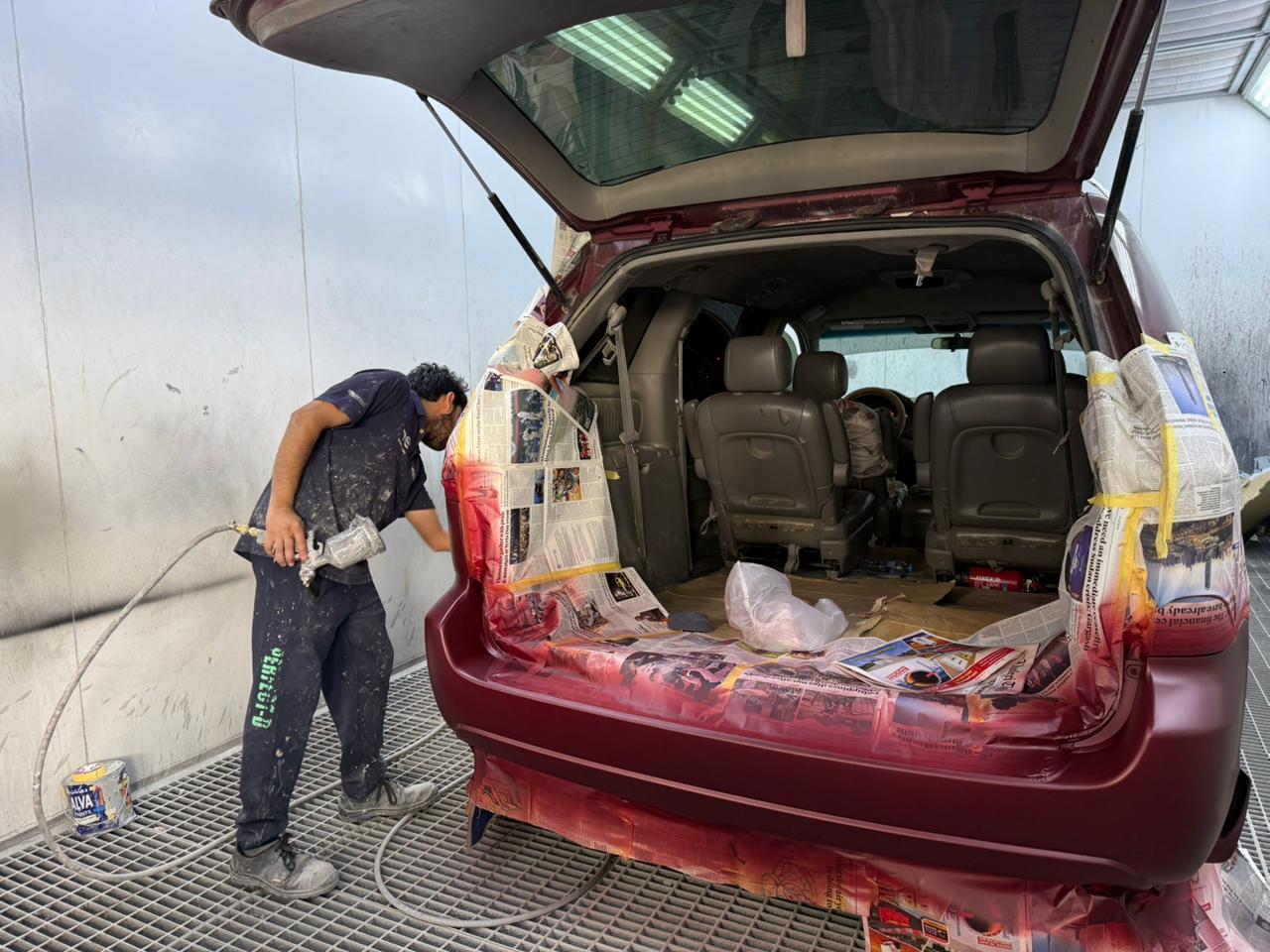 Body Repair in Progress